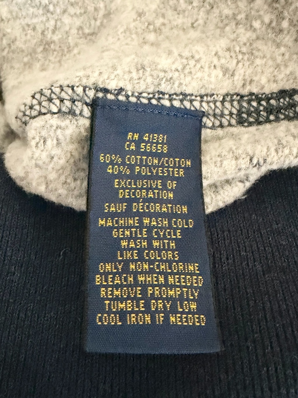 Polo Ralph Lauren Womens Blue Crewneck Sweatshirt Y2K Old Money Preppy Medium - Picture 7 of 10